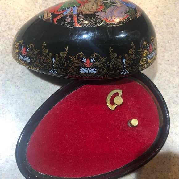 Other Vintage Music Box Hand Painted Poshmark